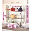 突ぱりステンレス2段棚 平安伸銅工業