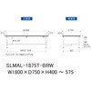 SLMAL-1875T-BRW pyʍƑ/_w䃌X~V_ʒIt_[Ne[uLABV[Y_p{e[u RH 19288556