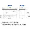SLMAH-1875T-BRW pyʍƑ/_w䃌X~V_ʒIt_[Ne[uLABV[Y_p{e[u RH 19288599