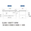 SLMA-1890TT-BRW pyʍƑ/_w䃌X~V_SʒIt_[Ne[uLABV[Y_p{e[u RH 19288705