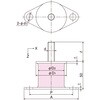 高さ一定丸形防振ゴム KHB 倉敷化工