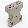 フリーアクセスフロア用アース付抜け止めダブルコンセント 東芝ライテック