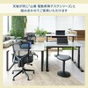 TUMT1000(SDGY)+FUD-FS(MWH) オフィスデスク ハイグレード天板 電源タップ付き 幅100/120/140cm 奥行70cm YAMAZEN(山善) 19570848