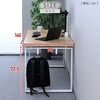 TUMT1400(WH)+FUD-FS(MWH) オフィスデスク ハイグレード天板 電源タップ付き 幅100/120/140cm 奥行70cm YAMAZEN(山善) 19571049