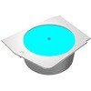 FV270 LUMINOUS ROTATING PLATFORM White