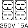 NF-E230-15A 単相200V一般型ドラム 日動工業 19643603