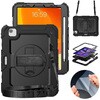 iPad 専用 耐衝撃ケース と 反射防止 保護フィルム セット ipad 11/10/9/8/7 ipad Air 5/4 ipad pro 6/5/4 メディアフューチャー