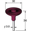 セラミックアングル砥石(研磨用) 非金属用 リューター(日本精密機械工作)