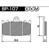 30007 Project HYPER CARBON PADS Kai BP-107K PROJECT 19835682