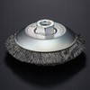 ワイヤーベベルブラシ 電動工具用 高島産業