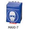 MAXI-7 安全保護用具保管ケース アズワン 20007899