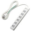 T-T1A-3625WH 電源タップ 延長コード 6個口 3P 2.5m スイングプラグ RoHS コンセント エレコム 20046775