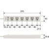 T-T3A-3625WH 電源タップ 延長コード 6個口 3P 2.5m 一括スイッチ付 スイングプラグ RoHS コンセント エレコム 20046818