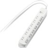 T-E5A-2620WH 電源タップ 延長コード 6個口 2P 個別スイッチ付 省エネ スイングプラグ コンセント エレコム 20112268