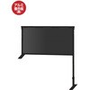 ブラックカウンターパーテーション450X900(アルミ複合板黒) 常磐精工