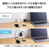 EC-AC10367BK [d USB Type-C [d PD 67W / PPSΉ 3|[g ( USB-C ~2 / USB-A ~1 ) GaN II̗p GR 20212066