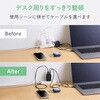 EC-AC10367BK 充電器 Type-C×2ポート USB-A×1ポート PD 最大67W 同時充電 パソコン スマホ タブレット iPhone 小型 エレコム 20212066
