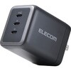 充電器 PD 100W / PPS対応 高速充電 3ポート ( USB-C ×3 ) GaN II採用 コンパクト 折りたたみ式プラグ エレコム