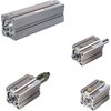 薄型シリンダ ACQシリーズ ロングストローク形 AirTAC