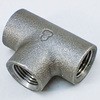 チーズ 可鍛鋳鉄製管継手 (黒) 桑名金属工業
