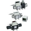 3色表示 水用デジタルフロースイッチ(分離型センサ部) PF3W5シリーズ PF3W511 SMC