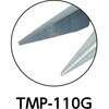 TMP-110G ミニチュアラジオペンチ(ギザ無) TRUSCO 20778433