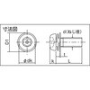 B108-0306 6ロブナベ頭組込ねじ(三価クロメート・丸ワッシャー付) TRUSCO 20783604