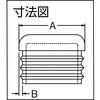 TSPI-100-02 四角パイプインサート TRUSCO 20785564