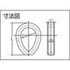 TAT-010 鍛造A型シンブル(スチール製) TRUSCO 20787822