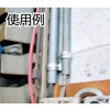 TPS-KS25 パイプ用支持金具片サドル TRUSCO 08297694