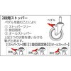 TYST-100SEL ねじ込み式静音エラストマーキャスター 自在 TRUSCO 20791198