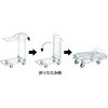 AM-2B 軽量メッシュ台車 アミー(回転式2段タイプ) TRUSCO 20792966