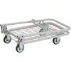 AM-2A 軽量メッシュ台車 アミー(折りたたみ式2段タイプ) TRUSCO 20792975