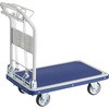 プレス製運搬車 ドンキーカート (ハンド式 ピン式2輪ストッパー付) TRUSCO