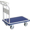 プレス製運搬車 ドンキーカート (ハンド式 ピン式4輪ストッパー付) TRUSCO