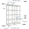 TUG30064Z5 TUG型軽中量ボルトレス棚300kgタイプ 高さ1800mm 単体型 TRUSCO 20800352
