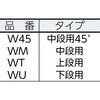 TUG-J3WU 中量ボルトレス棚 TUG型 用カードフォルダー TRUSCO 20804473