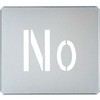 吹付プレート(ステンシルプレート) No 日本緑十字社