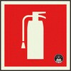消防蓄光ステッカー消火器(図記号のみ) ユニット