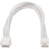 PCI Express用電源延長スリーブケーブルホワイト アイネックス