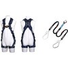 フルハーネス型墜落制止用器具 ZERO-Gハーネス(ZERO-G HARNESS)水平型腿ベルト ツインランヤード・ツイン ノビロン付 ツヨロン(藤井電工)