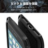 PMWA22SZEROGBK iPhone SE 第3世代/SE 第2世代/8/7 用 ケース カバー ソフト ZEROSHOCK 耐衝撃 軽量 ストラップホール付 エレコム 21048608