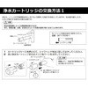 M71750M-1-3SET 交換用浄水カートリッジ【浄水器内蔵水栓K87580EJV-BHTA/K87580EJK-BHTA用】 ハウステック 21231938
