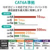 LD-GPATSV/BU20 LANケーブル Cat6A準拠 スリム タテスイング×ストレート 高速 10Gbps ストレート 爪折れ防止 エレコム 21245247