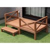 天然木ウッドデッキ 0.5坪セット ワンモード