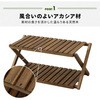 A2R-01W 天然木ラック YAMAZEN(山善) 21407778