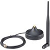 ANT-WSB-AHRM-05-1.5mシリーズ 2.4 GHz、高利得、RP-SMA(オス)、全指向性、屋内、ラバーダックアンテナ(1.5 mケーブル付属) MOXA
