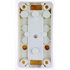 TME2746W 露出コンセント 家庭用125V 接地タイプ TRUSCO 21609098