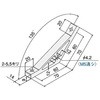 SFJ-N31T ハードブラケット SS・DE135 タップ付 SUS(エスユーエス) 21735534