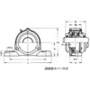 重荷重用ピロー形ユニット テーパー穴形 旭精工 ベアリングユニット